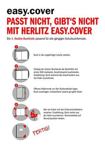 Herlitz 50014750 Magasin & Bogomslag 5 stk(s) Gennemsigtig (50014750)