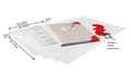 Miniatyrbillede 2 af 5: Herlitz 50014750 Magasin & Bogomslag 5 stk(s) Gennemsigtig (50014750)