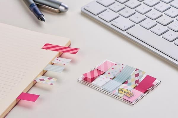 Post-it®-index, portabelt set, godismotiv, 12 x 43 mm, 20 flikar/färg, 5 färger/dispenser
