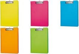 MAUL urklippsmapp med folieöverdrag, DIN A4, rosa ark av kartong med folieöverdrag, innerficka i locket, - 1 st (2339222)