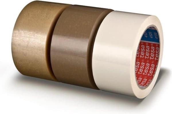 Tesa 04120 Förpackningstejp - PVC - Transparent - 50mm x 66m
