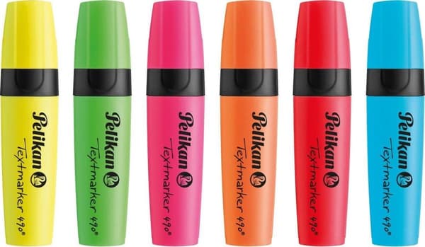 Pelikan Highlighter 490 highlighter 6 stycken Multi färger