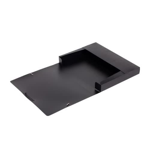 Oxford uppsamlingslåda A4, ryggbredd 4 cm, plast, svart, 1 st