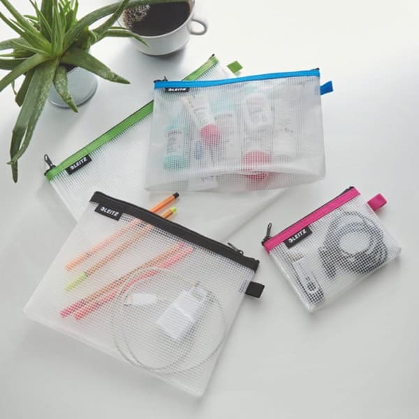 Leitz WOW Transparent penalhus Pink