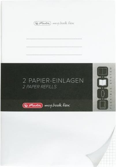 Herlitz my.book anteckningsbok A5 40 ark svart - vit (50034116)
