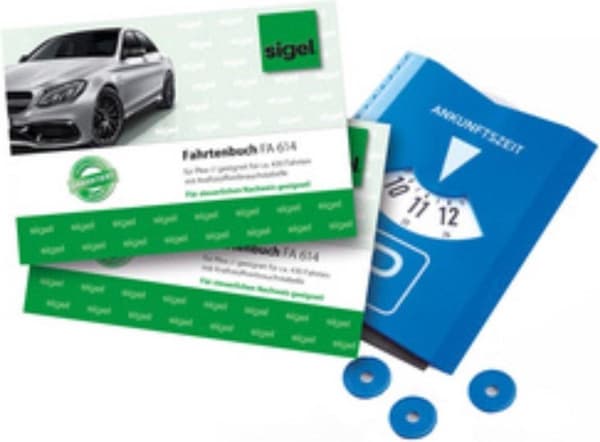 loggbok bil Sigel A6 70gr 40 ark SI-FA614