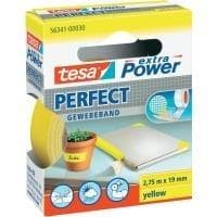 tesa® extra power stoftape (L x B) 2,75 mx 19 mm Gul 56341-30-2 Indhold: 1 rulle(r) (56341-30-2)
