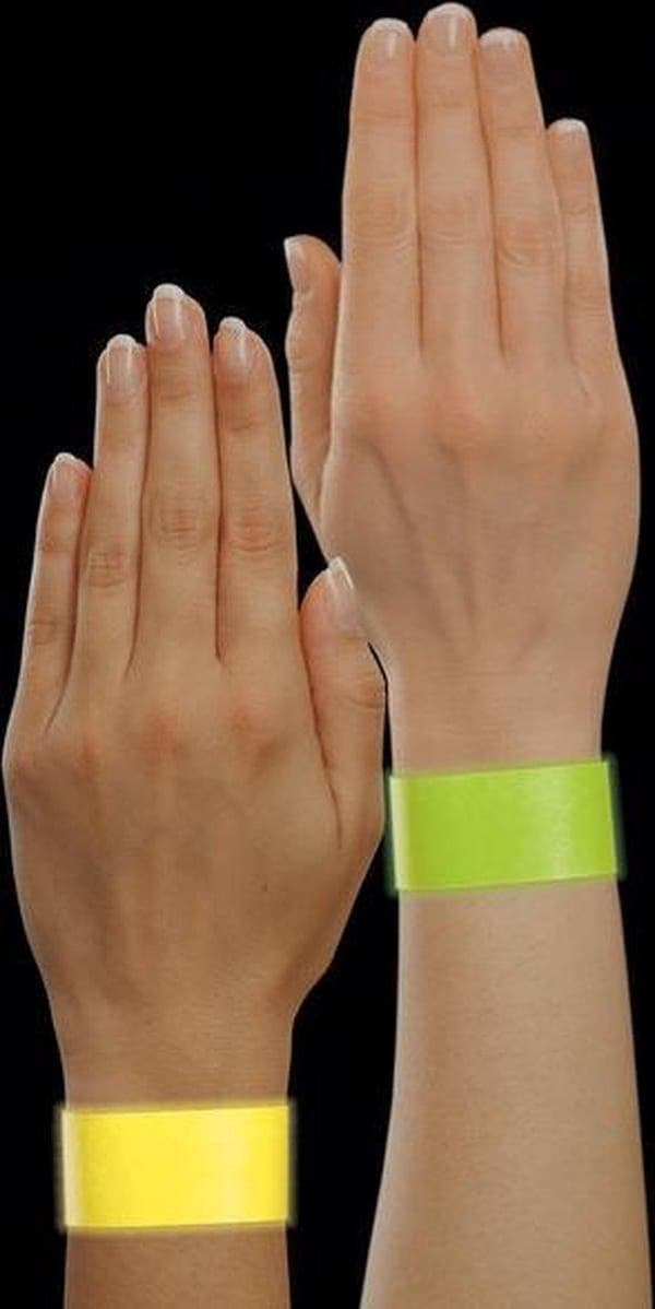 begivenhedsbånd Sigel super blødt, 255x25mm 120 stykker fluorescerende SI-EB219