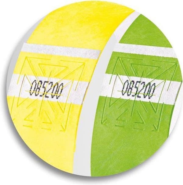 begivenhedsbånd Sigel super blødt, 255x25mm 120 stykker fluorescerende SI-EB219