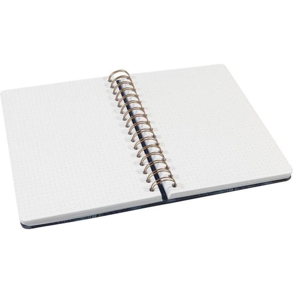 Sigel - spiral anteckningsbok - A5 - Jolie - inbunden - 240 sidor - prickar - 120 grams papper - Violett marmor - SI-JN607