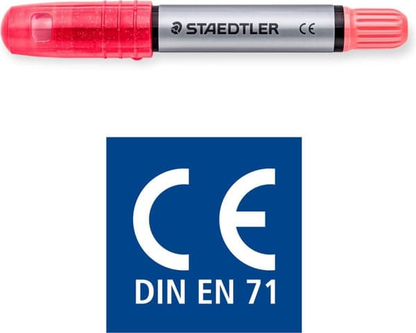 STAEDTLER Noris gelkrita - 6 glitterfärger