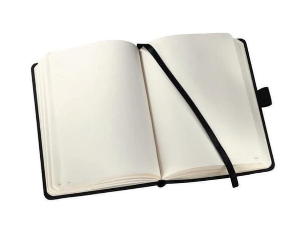Sigel - notesbog - A5 - Conceptum Pure - sort - hardcover - 194 sider - blank - 80 grams papir - SI-CO120