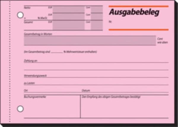 Kasseoversigt A4 SD 2x40 ark