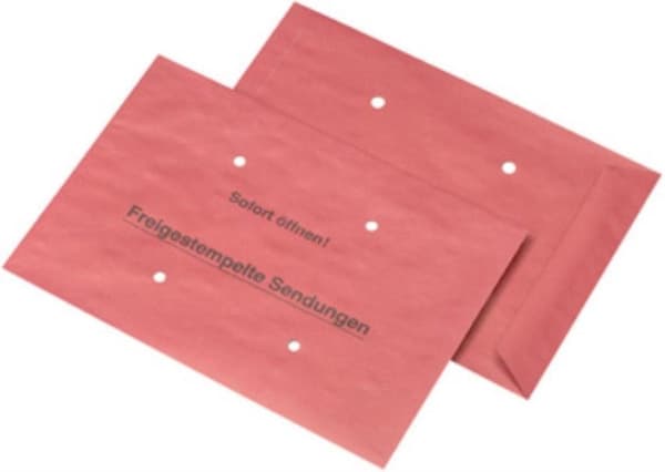 mailmedia kirjekuoret leimaamattomat sendungen b4 punainen