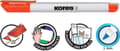 Miniatyrbillede 5 af 10: Whiteboard & flipover tuscher Kores W1, rund spids 1mm pose 10 stk