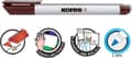 Miniatyrbillede 6 af 10: Whiteboard & flipover tuscher Kores W1, rund spids 1mm pose 10 stk