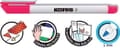 Miniatyrbillede 2 af 10: Whiteboard & flipover tuscher Kores W1, rund spids 1mm pose 10 stk