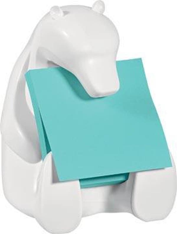 Memopad dispenser 3M til Post-it Z-Notes 76x76mm bjørn