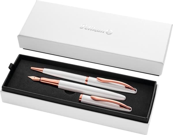 Pelikan Jazz Noble Elegance Gold - Pearl Effect - White 2 piece(s) (821865)
