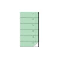 sigel-lomakekirja "Bonbuch", tarjoilija nro. 1, vaaleanvihreä 105 x 200 mm, 360 repäisyä, sinisellä paperilla, 2 x 60 arkkia (BO001)