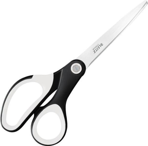 LEITZ saks WOW titanium, længde: 205 mm (8"), sort metallic til højrehåndede, titaniumbelagt, rustsikker premium - 1 stk (5319-20-95)