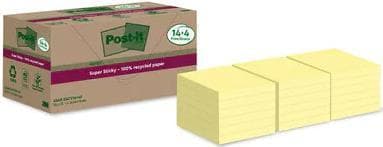Post-It 7100284878 Tarralaput pyöreä keltainen 70 arkkia itseliimautuva (654 RSSCY 14+4F)