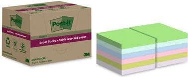 Post-It 7100284781 Sticky Notes Firkantet Blå - Grøn - Pink - Lilla - Gul 70 ark selvklæbende (654 RSS12COL)