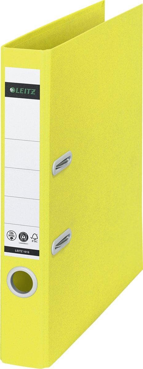Leitz 10190015 - A4 - Rund ring - Förvaring - Kartong - Papper - Gul - Gul (10190015)
