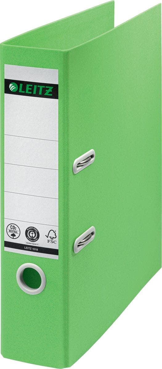 Leitz 10180055 - A4 - Pyöreä rengas - Säilytys - Pahvi - Paperi - Vihreä - Vihreä (10180055)