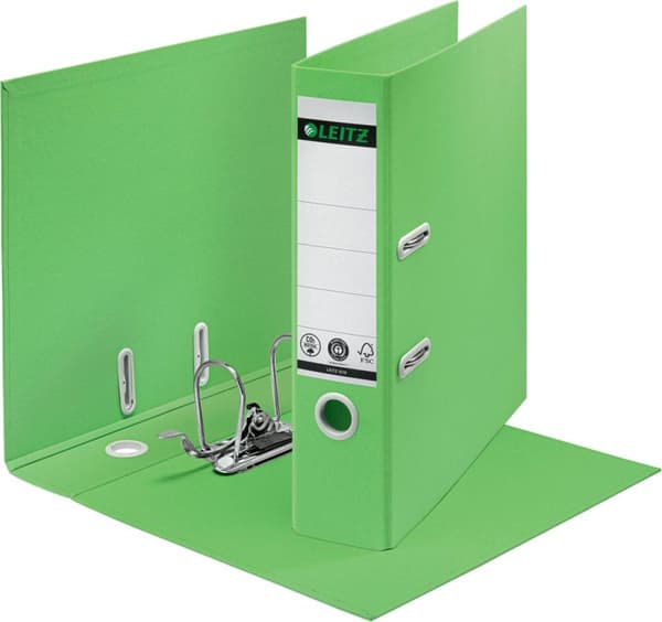 Leitz 10180055 - A4 - Pyöreä rengas - Säilytys - Pahvi - Paperi - Vihreä - Vihreä (10180055)