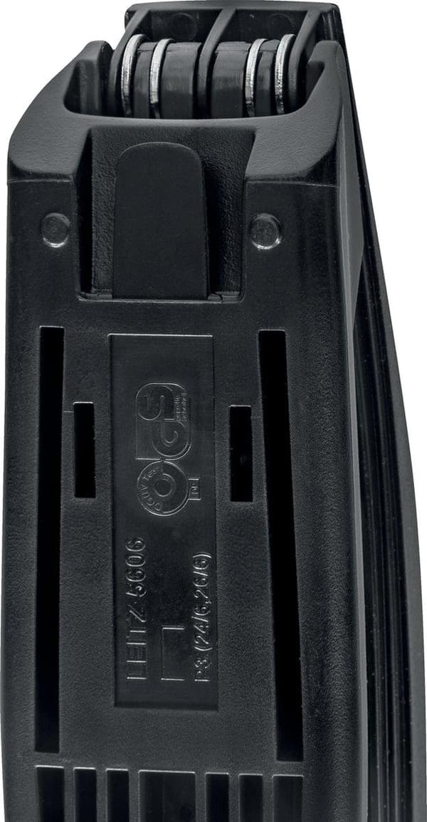 Leitz NeXXt 56060095 - 25 ark - Sort - Standard Clinch - 24/6 - 26/6 - Metal - Plast - 80 g/m² (56060095)