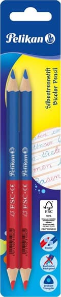 Miniatyrbillede 1 af 3: Pelikan 811118 Farveblyant 2 stk(e) Blå - Rød (811118)