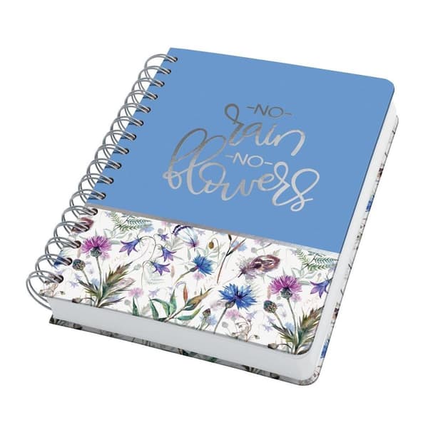 Sigel - spiral anteckningsbok - Jolie - A5 - inbunden - 240 sidor - prickar - 120 gram papper - Misty Meadows - SI-JN619