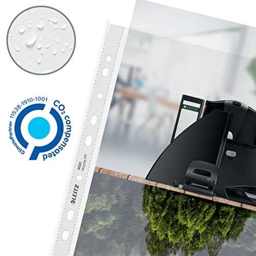 Leitz 40220003 Läpinäkyvä holkki 210 x 297 mm (A4) Polypropeeni (PP) 40 kpl (40220003)