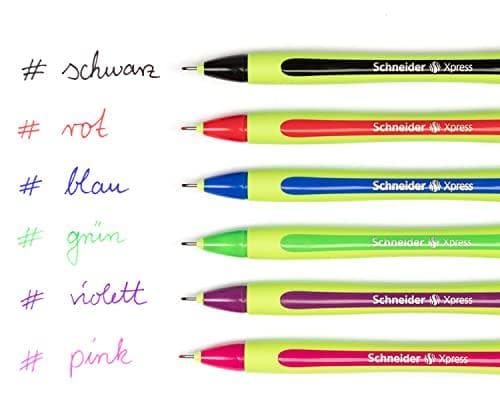 6 Schneider Xpress Fineliners blandade färger 0,8 mm (190086)