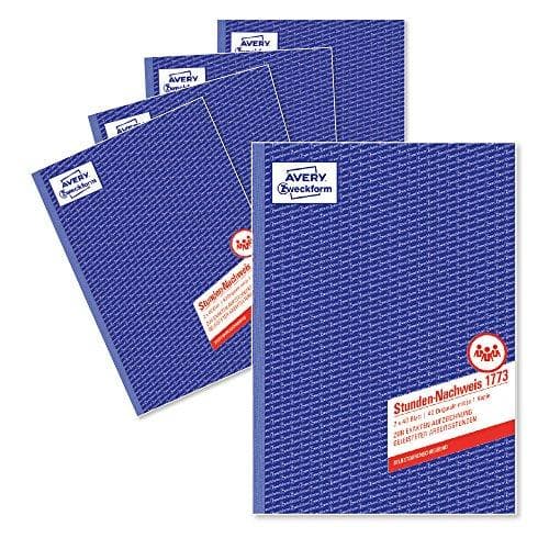 Avery-purpose blankett tidrapport blankett 1773-5 DIN A4 (1773-5)