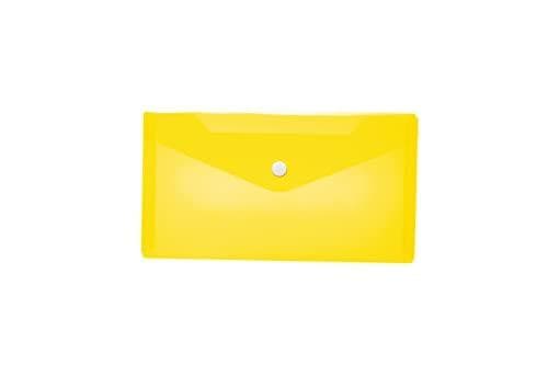 HERMA dokumentfodral, PP, DIN lång, olika färger, format: 220 x 120 mm, med tryckknappar - 1 st (20031)