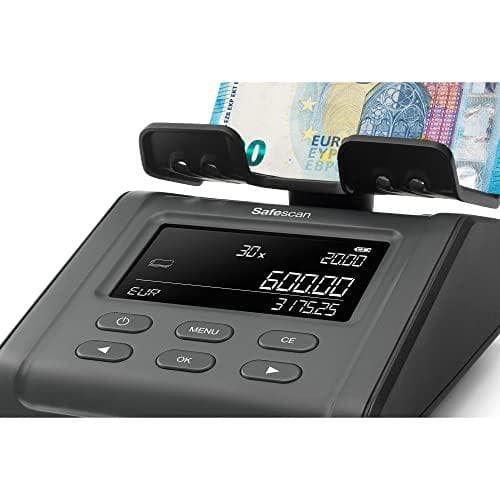 Safescan 6175 kolikko- ja seteliasteikko musta (131-0706)
