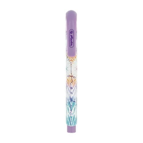 Herlitz New Batik Freedom Fyldepen Cartridge Fyldesystem Violet - Hvid 1 stk (50044375)