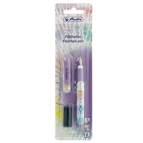 Herlitz New Batik Freedom reservoarpenna Fyllningssystem Violet - Vit 1 st (50044375)