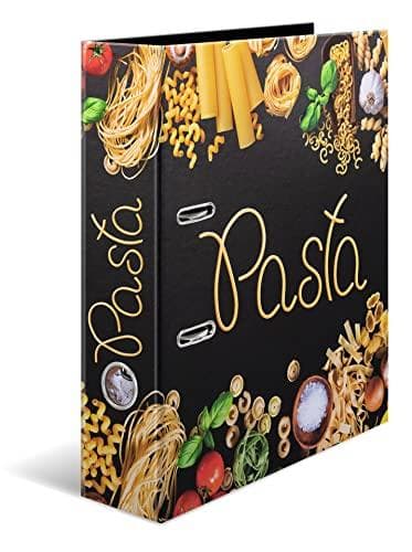 HERMA Flavours "Pasta" motivmappe, DIN A4 rygbredde: 70 mm, lavet af robust pap, trykt - 1 stk (19564)