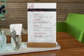 Miniatyrbild 4 av 9: Sigel TA256 bordsdisplay för pappersformat: DIN A4 kristallklart, trä 1 st (TA256)