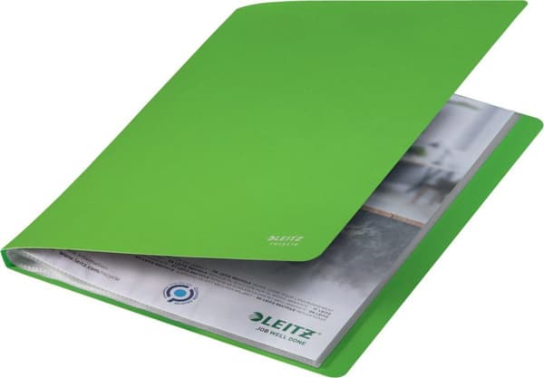 LEITZ displaybog Genbrug, A4, PP, med 40 lommer, grøn lavet af 90 % genbrugsplast & - 1 stk (46770055)