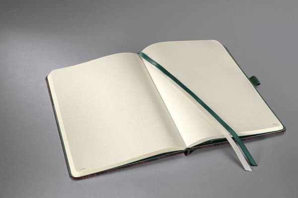 Sigel notesbog - Conceptum - A5 - træstruktur - prikket - hardcover - SI-CO674