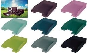 helit brevbakke "den grønne stav", DIN A4, pink til DIN A4 til C4, lavet af genbrugsplast (mindst - 5 stk (H2661628)