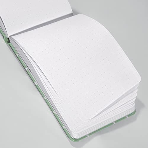 SIGEL JN396 Notesblok Jolie, Mint Love, A6+, dot ruling, hardcover, 79 ark, lavet af bæredygtigt papir