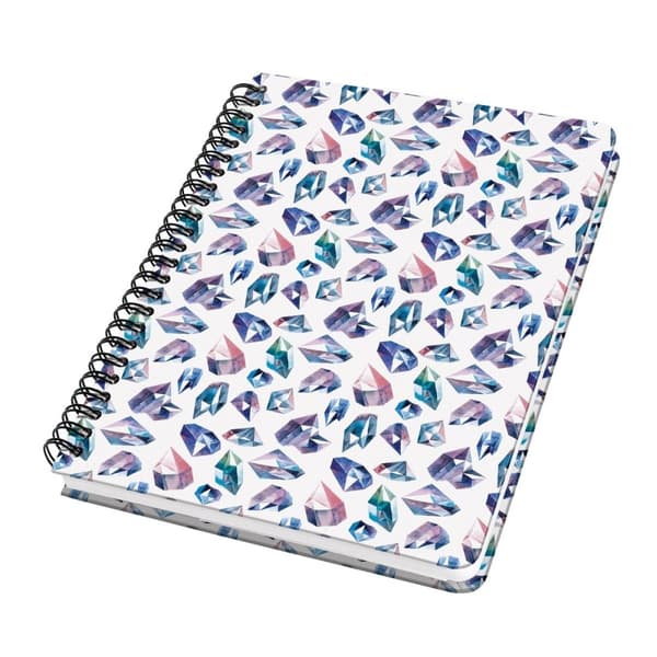 sigel spiral bog Jolie Inspire "Fairy Gems", DIN A5 162 x 215 mm, priklineal, 100 g/m² hvidt papir, -
