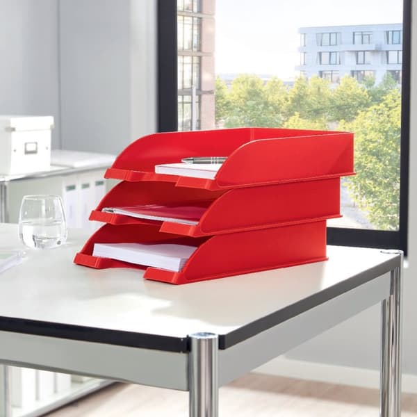 Leitz brevbakke Plus 5226 WOW Rød 5 stk