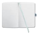 Miniatyrbillede 2 af 3: sigel Notesbog Jolie Beauty "Blue Monstera", DIN A5 135 x 203 mm, foret, 80 g/m² hvidt papir