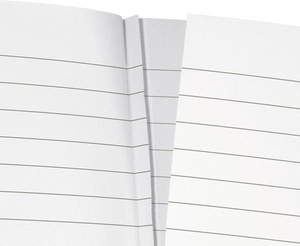 sigel Notesbog "Jolie Flair", DIN A6, linet, blåt hårdt omslag, fremstillet af PU med relief,